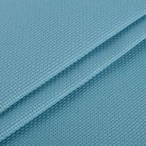 Канва K04 " Gamma" Aida №14 цв. 100% хлопок 50 х 50 см ± 2 см голубой