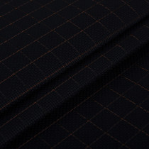 Канва K04R " Gamma" Aida №14 цв. 92% хлопок, 8% терилен 150 x 100 см ± 2 см черный в клетку